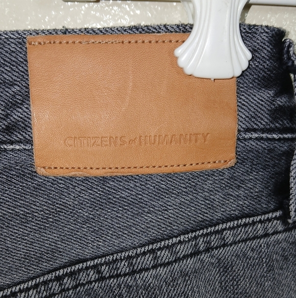 Citizens Of Humanity Sabine High Rise Straight in Black Coffee size 23 - Picture 7 of 12